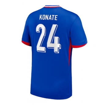 Francia Ibrahima Konate #24 Maglia Gara Casa Repliche Europei 2024